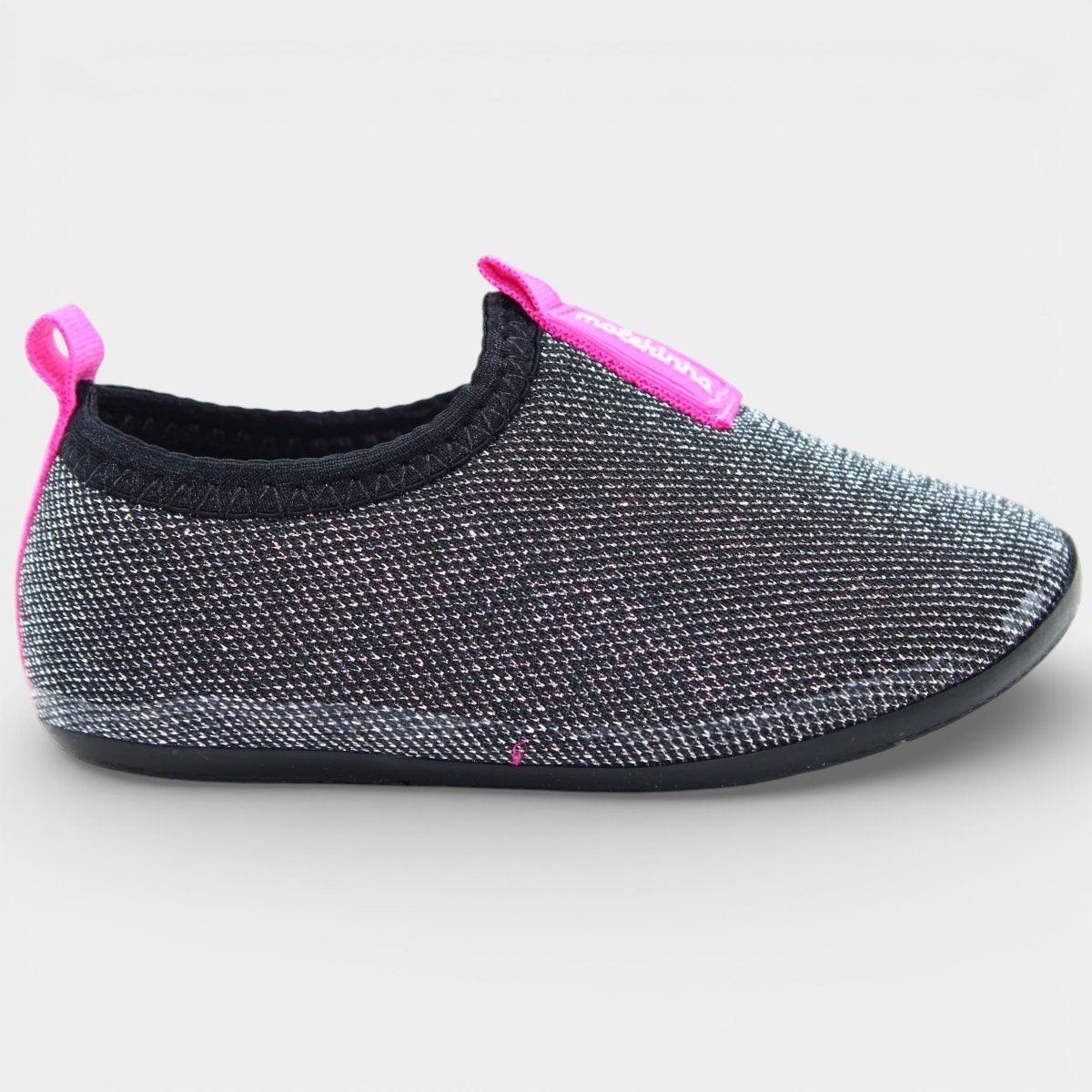 Tênis Molekinha Infantil Glitter Menina - Preto Preto 2