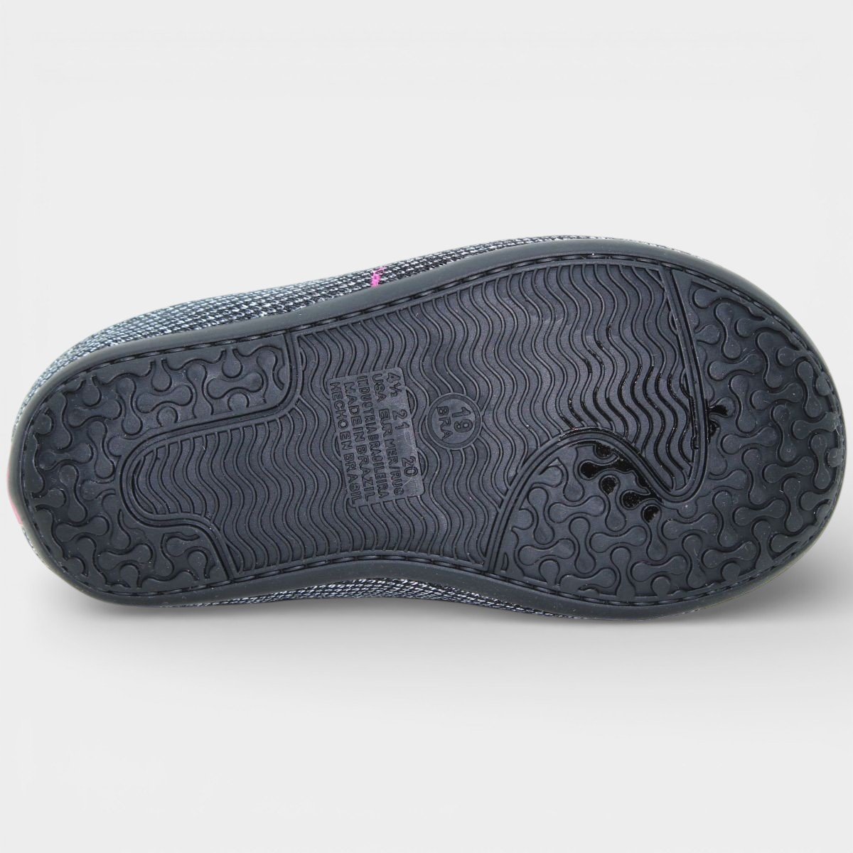 Tênis Molekinha Infantil Glitter Menina - Preto Preto 5