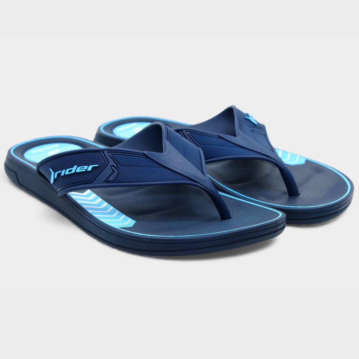 Chinelo Rider Start Masculino - Marinho e Azul Azul 2