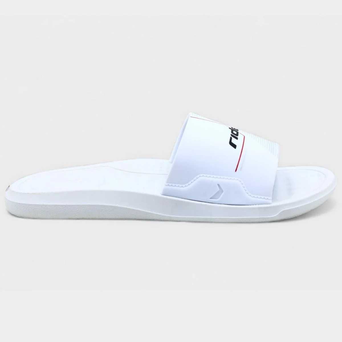Chinelo Rider Slide Step Masculino - Branco Branco 2