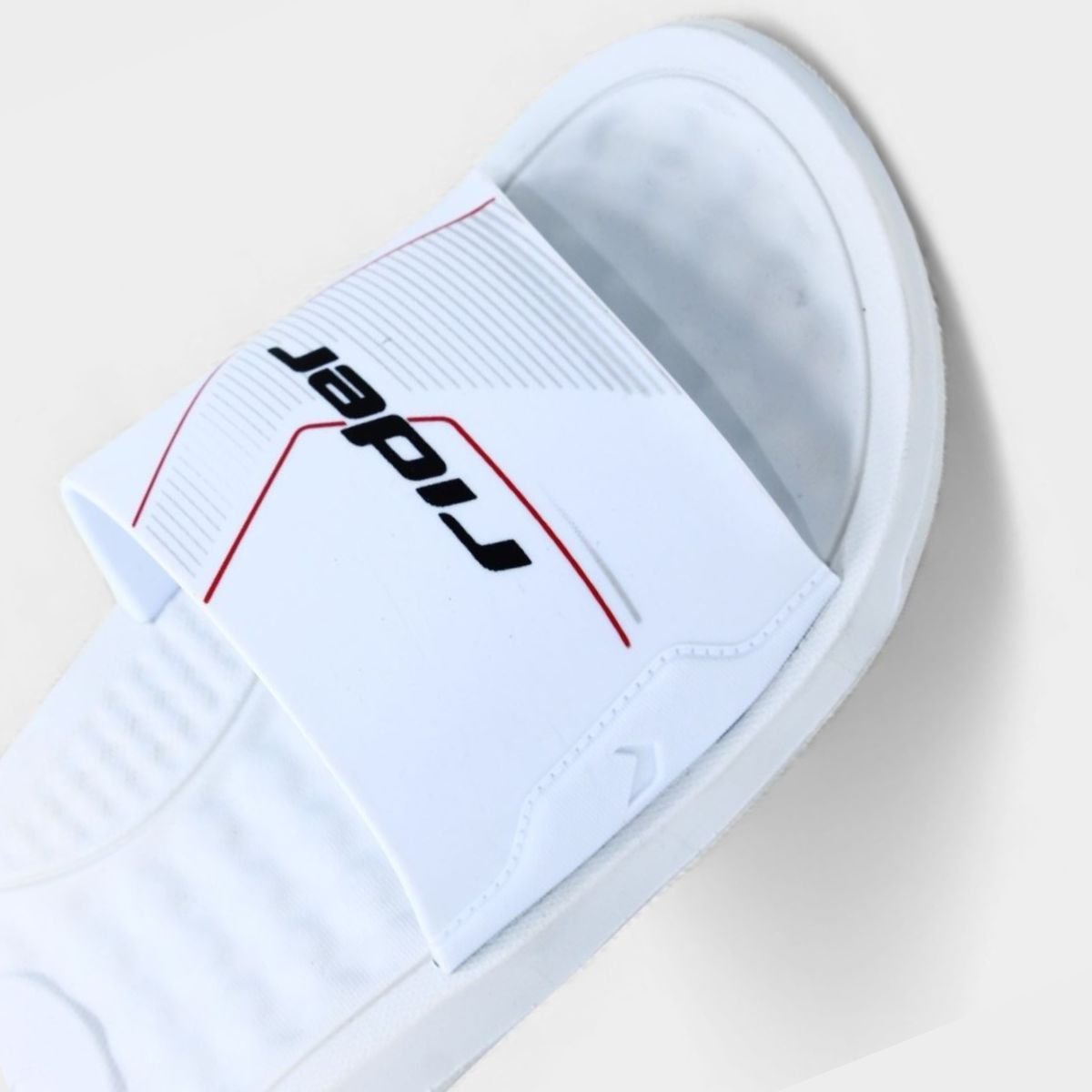 Chinelo Rider Slide Step Masculino - Branco Branco 4