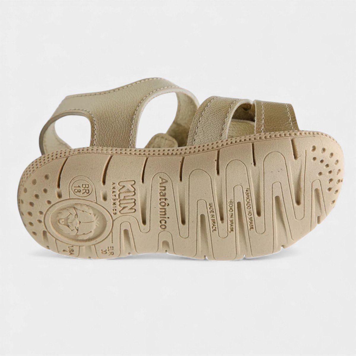 Sandália Infantil Klin Tic Tac Menina - Dourado Dourado 5