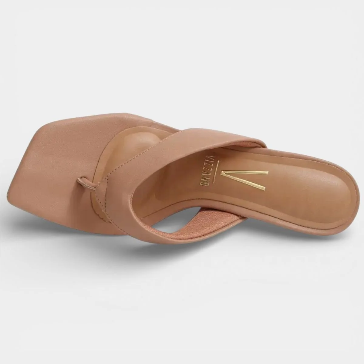 Tamanco Vizzano Salto Baixo Feminino - Nude Bege 3