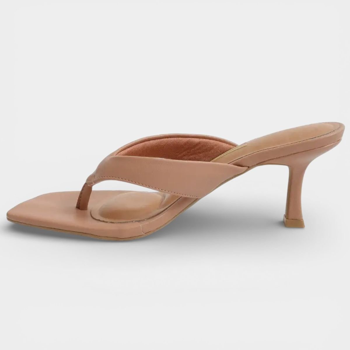 Tamanco Vizzano Salto Baixo Feminino - Nude Bege 4