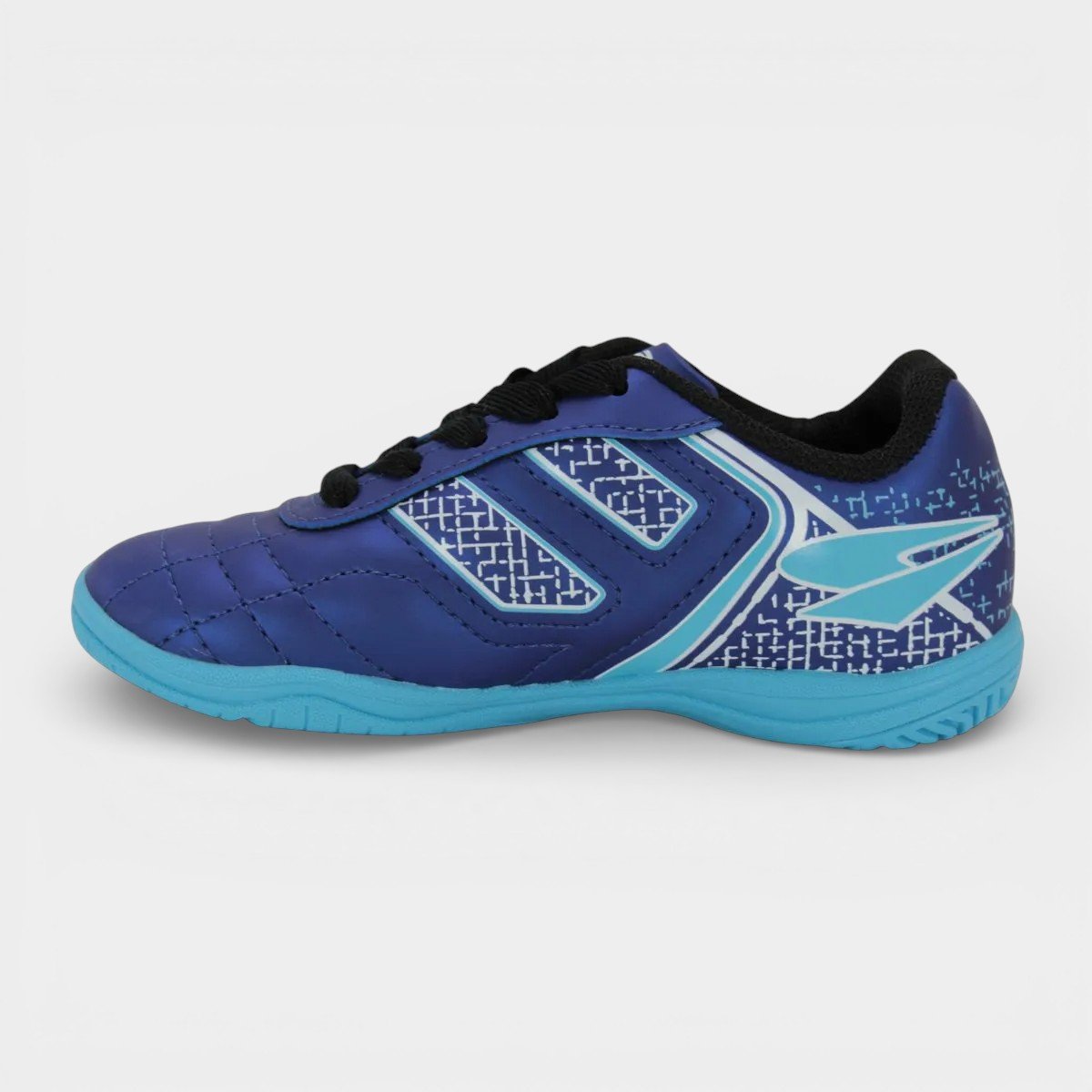 Chuteira Infantil Futsal Dray Spedy Menino - Marinho e Azul Azul 3