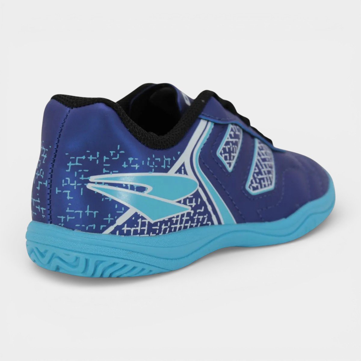 Chuteira Infantil Futsal Dray Spedy Menino - Marinho e Azul Azul 4