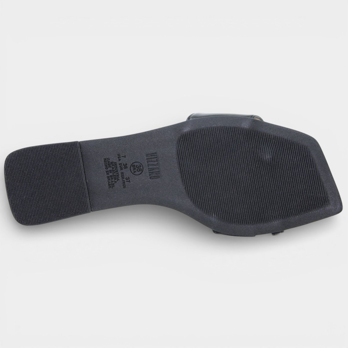 Rasteira Vizzano Detalhe Anel Feminina - Preto Preto 5