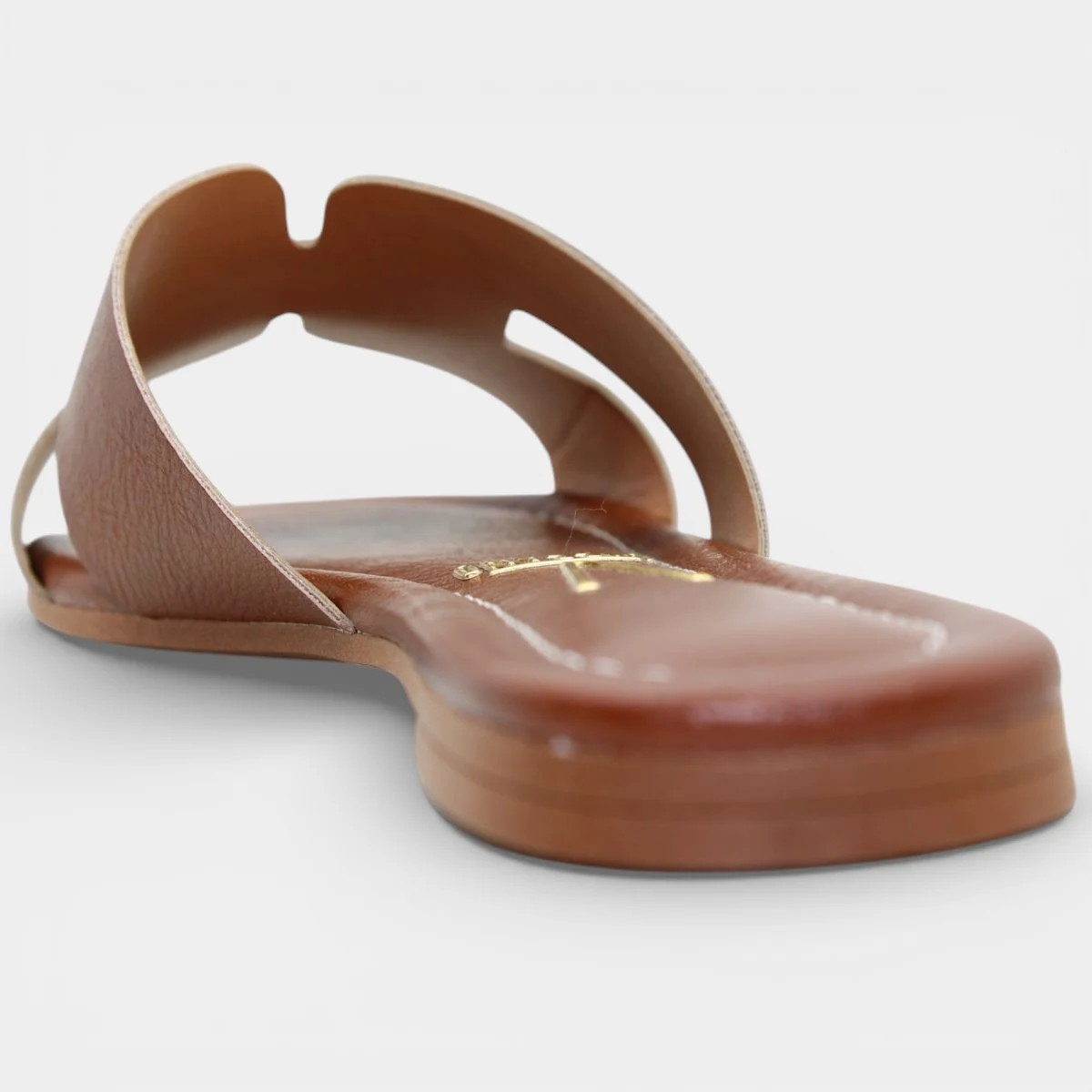 Rasteira Slide Vizzano H Básica Feminina - Marrom Escuro Marrom 4