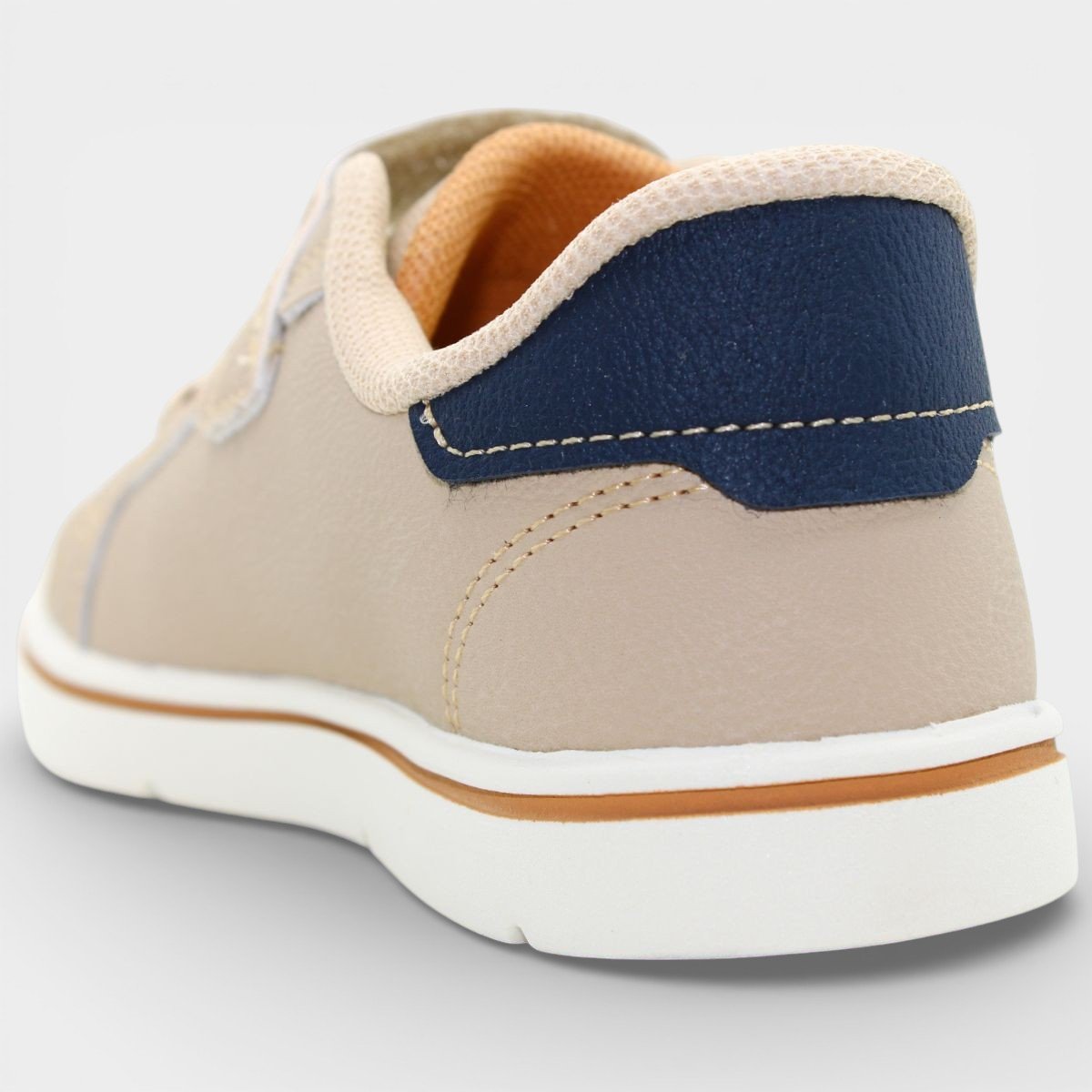 Tênis Infantil Klin Casual Flyer Mini Menino - Bege Bege 4