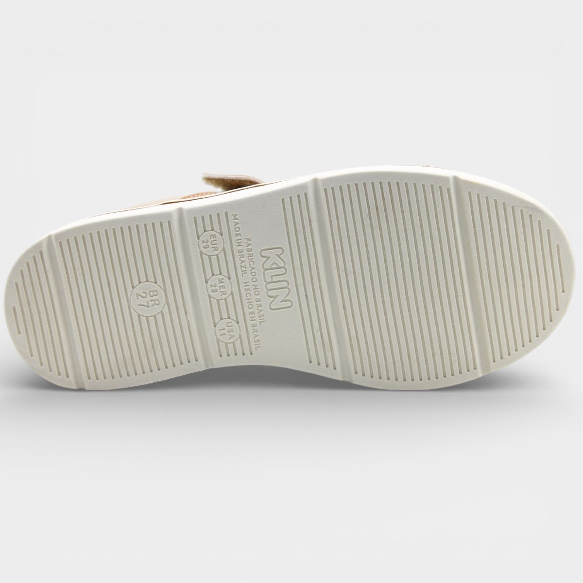 Tênis Infantil Klin Casual Flyer Mini Menino - Bege Bege 5