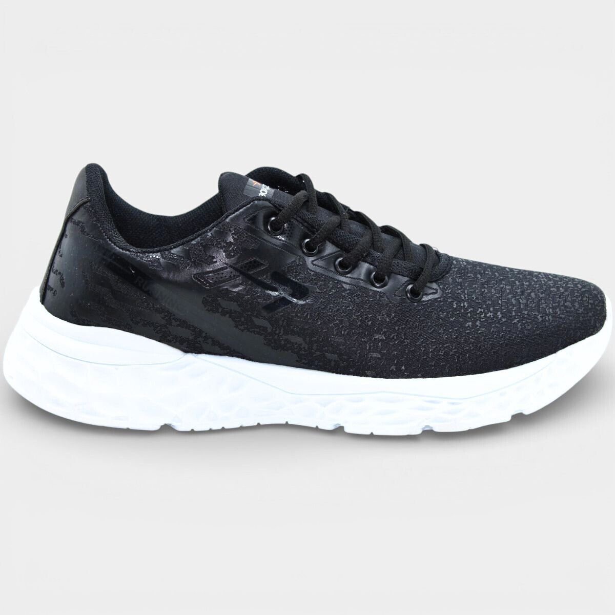 Tênis Box 200 Esportivo BX2598 Unissex - Preto e Branco Preto 2
