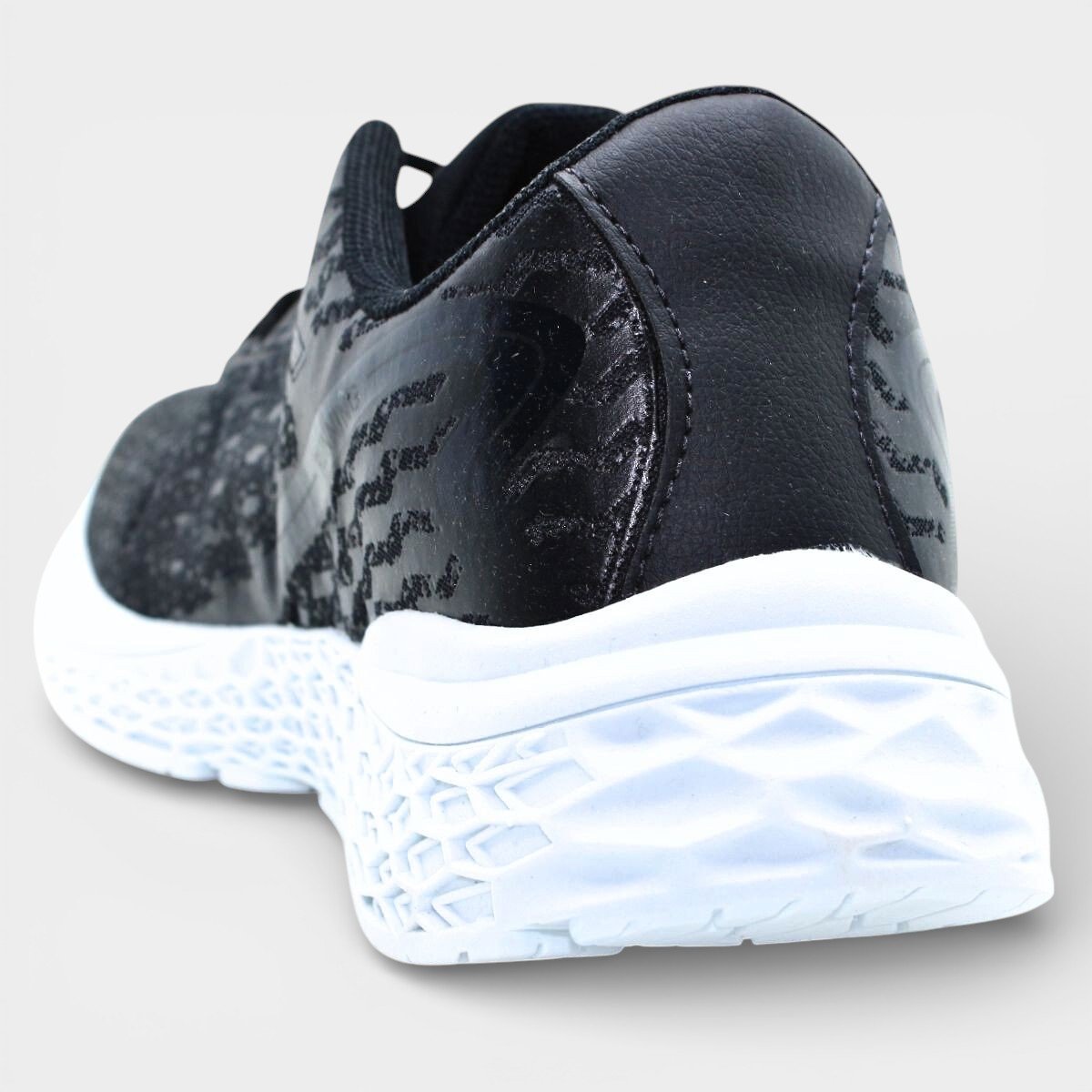 Tênis Box 200 Esportivo BX2598 Unissex - Preto e Branco Preto 4