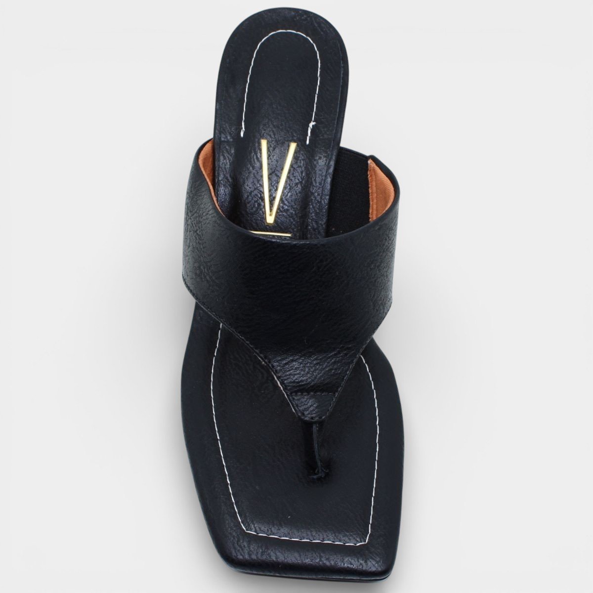 Tamanco Vizzano Básico Salto Bloco Feminino - Preto Preto 3
