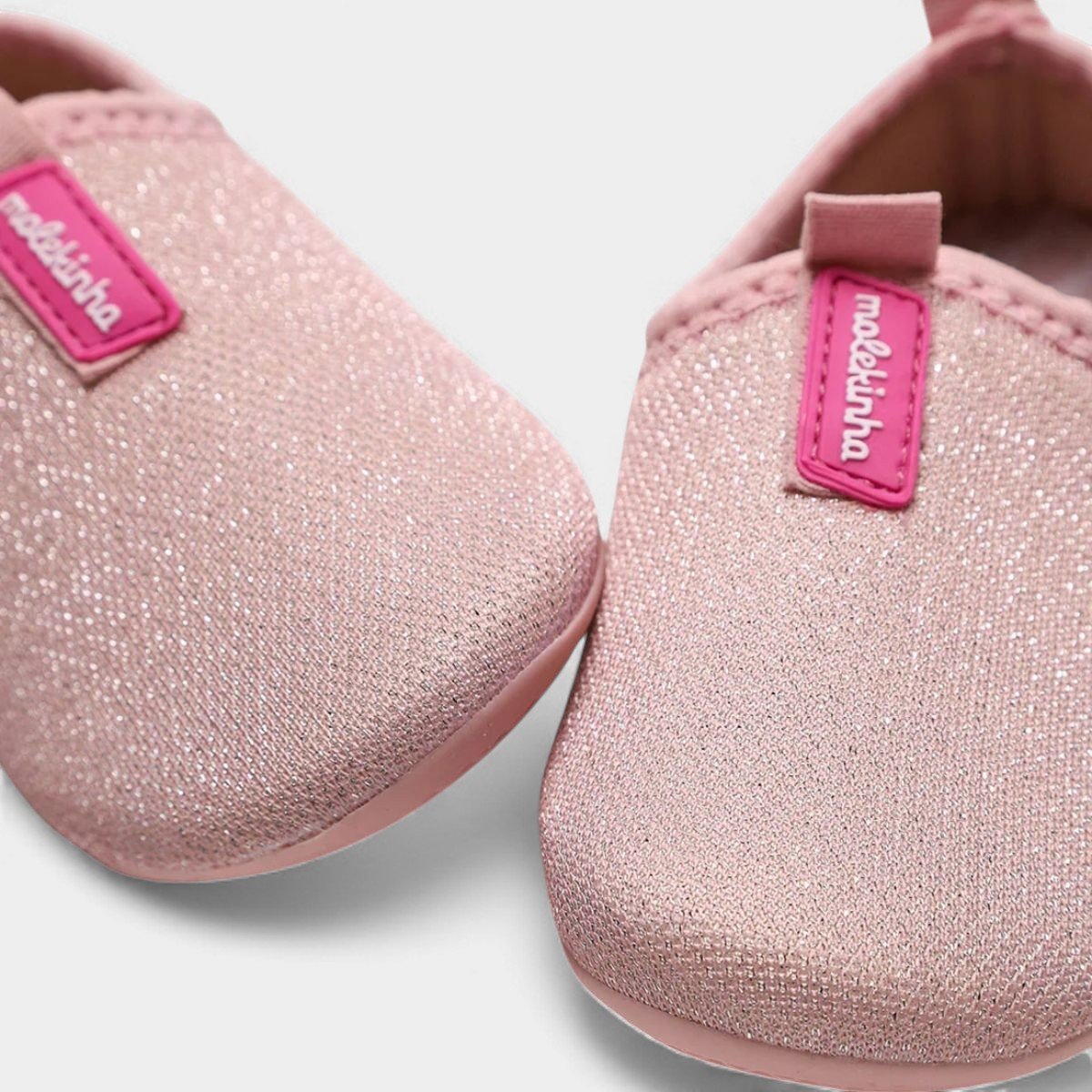 Tênis Molekinha Infantil Glitter Menina - Rosa Rosa 3