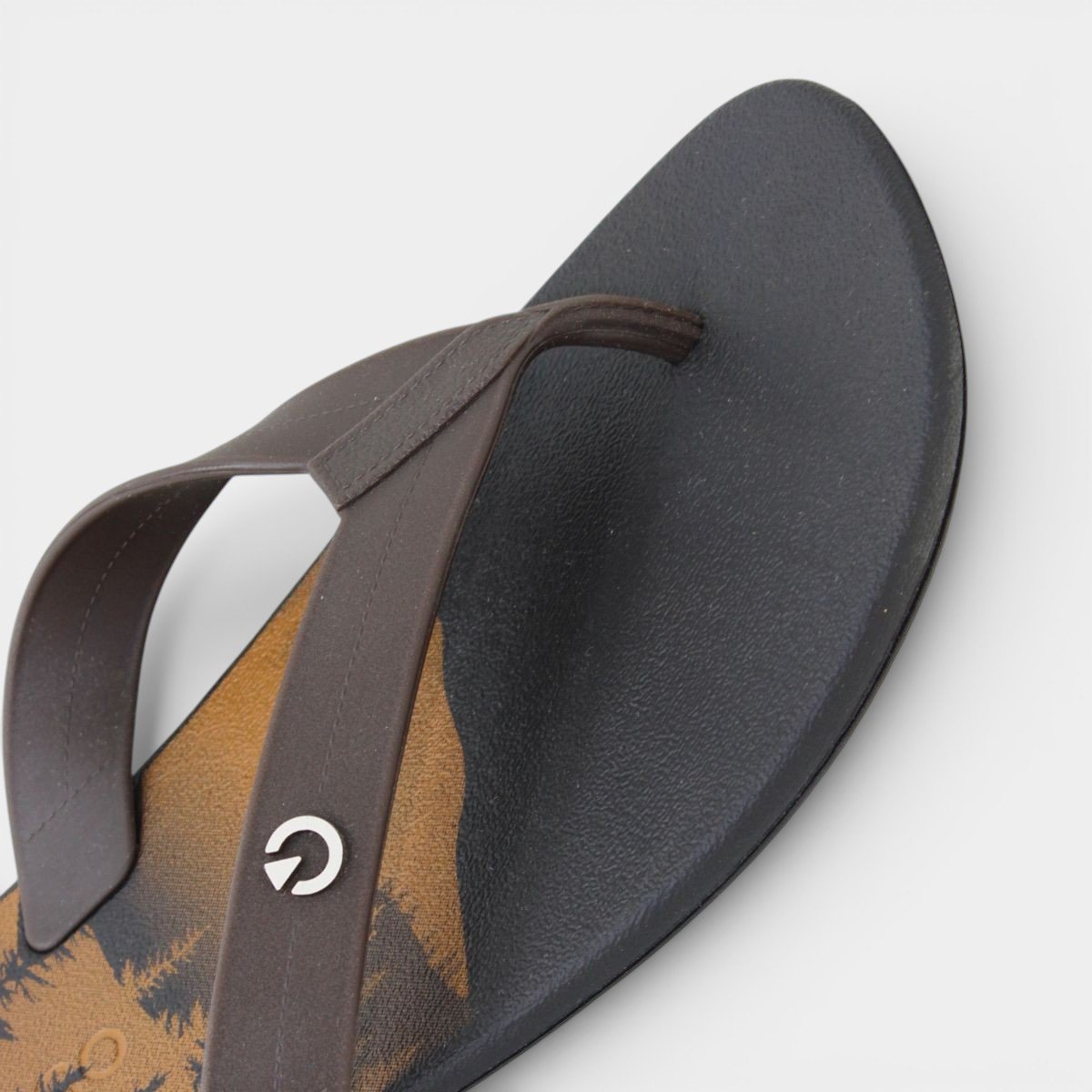 Chinelo Cartago Atlanta Masculino - Marrom e Bege Branco 3