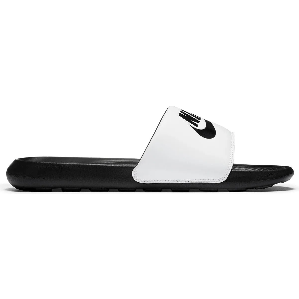 Chinelo Slide Nike Victory Masculino - Preto e Branco Branco 2