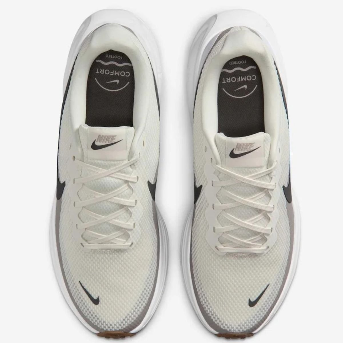 Tênis Nike Revolution 8 Masculino - Off White e Bege Branco 3