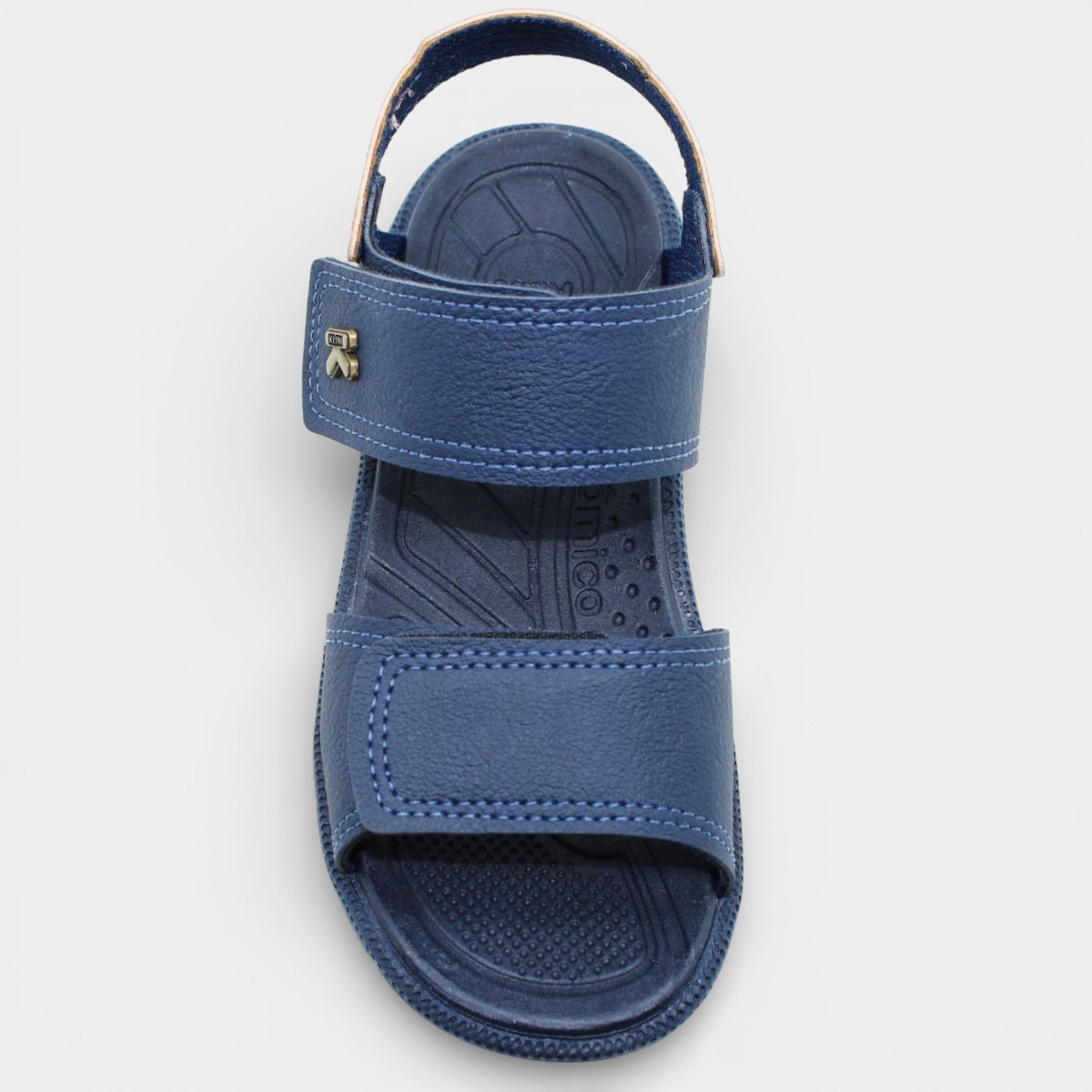 Sandália Infantil Klin Tic Tac Casual Baby - Marinho e Marrom Azul 3