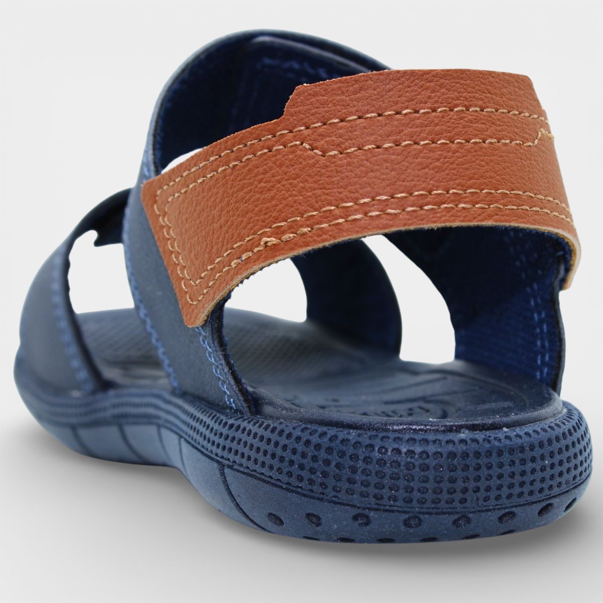 Sandália Infantil Klin Tic Tac Casual Baby - Marinho e Marrom Azul 4