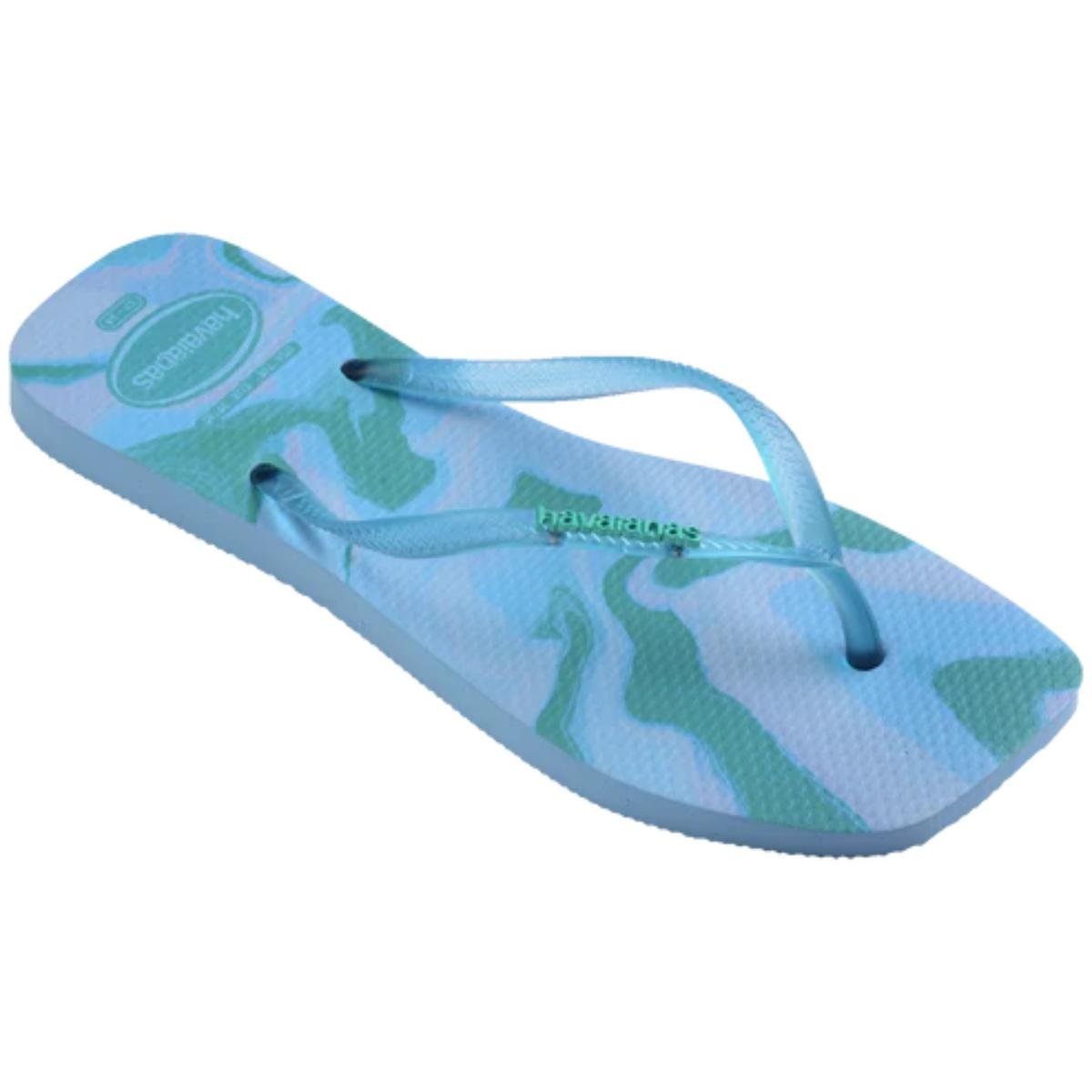 Chinelo Havaianas Square Jelly Feminino - Azul Azul 2