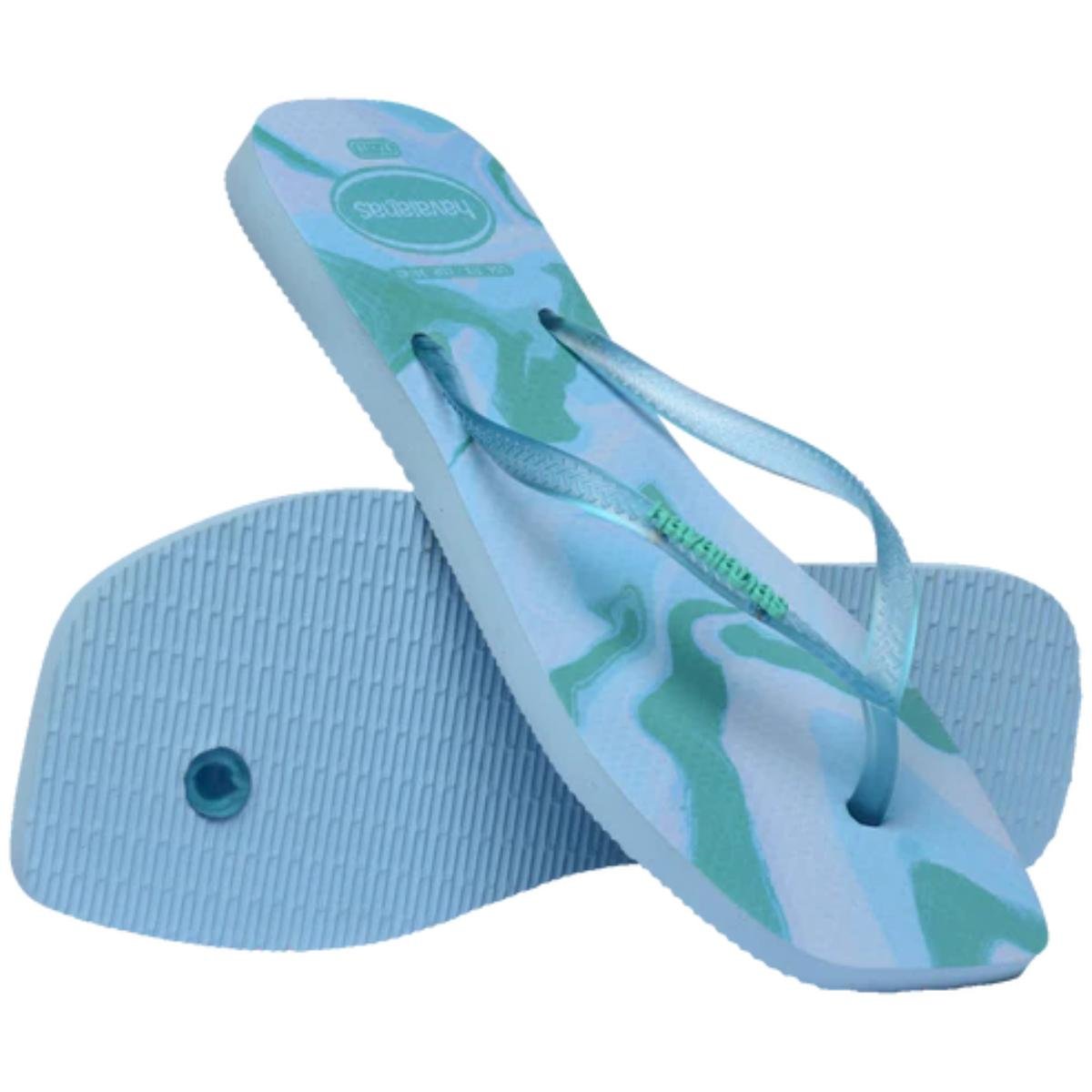 Chinelo Havaianas Square Jelly Feminino - Azul Azul 4