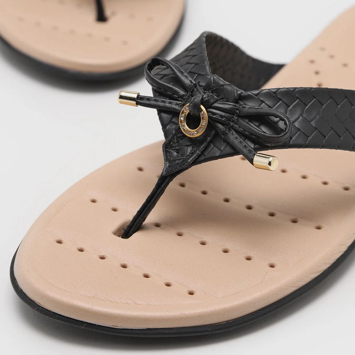 Chinelo Modare Tressê Confort Feminino - Preto Preto 3