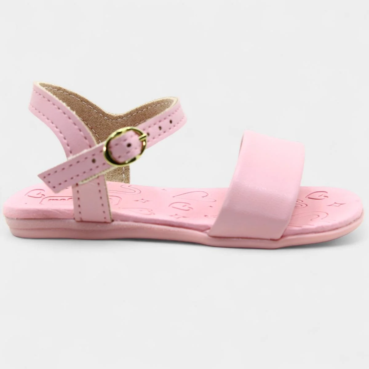 Sandália Infantil Molekinha Básica Menina - Rosa Claro Rosa 2