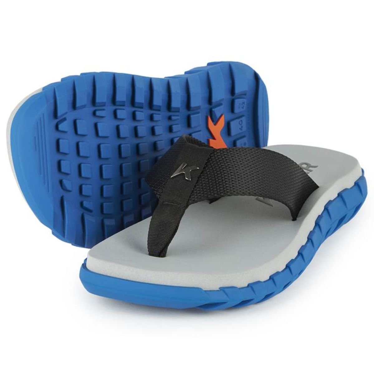 Chinelo Kenner Megah Masculino - Cinza e Azul Cinza/Azul 2