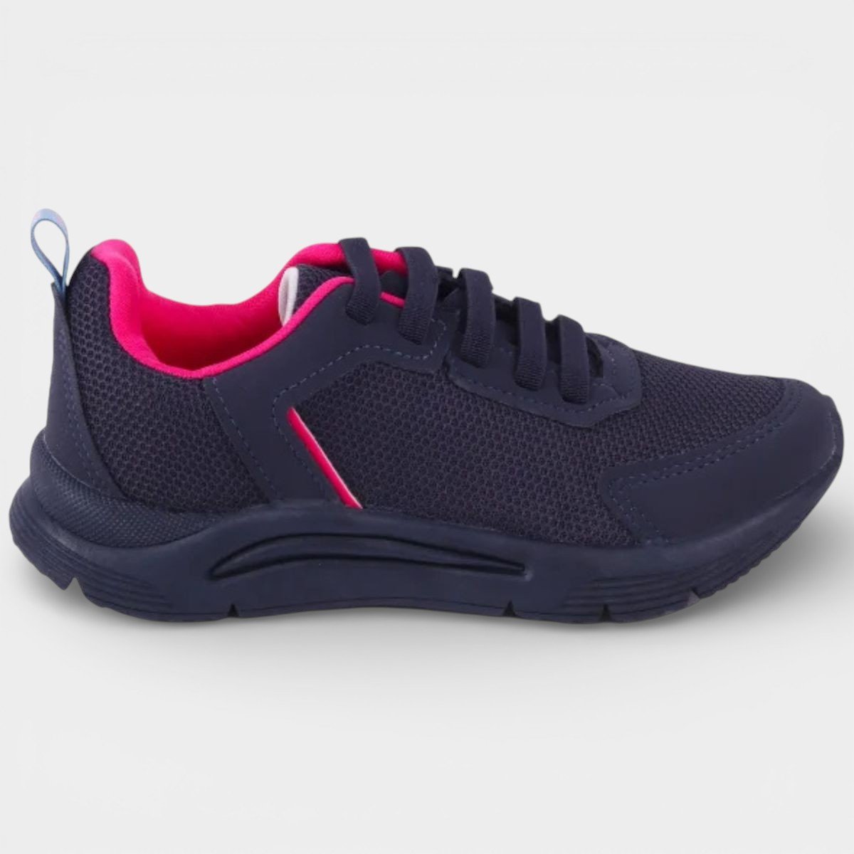 Tênis Infantil Klin New Sport Menina - Marinho e Rosa