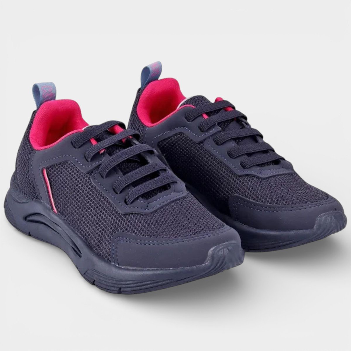 Tênis Infantil Klin New Sport Menina - Marinho e Rosa Azul 2