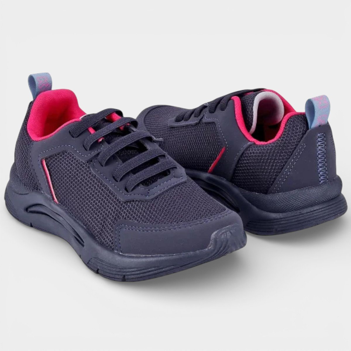 Tênis Infantil Klin New Sport Menina - Marinho e Rosa Azul 3