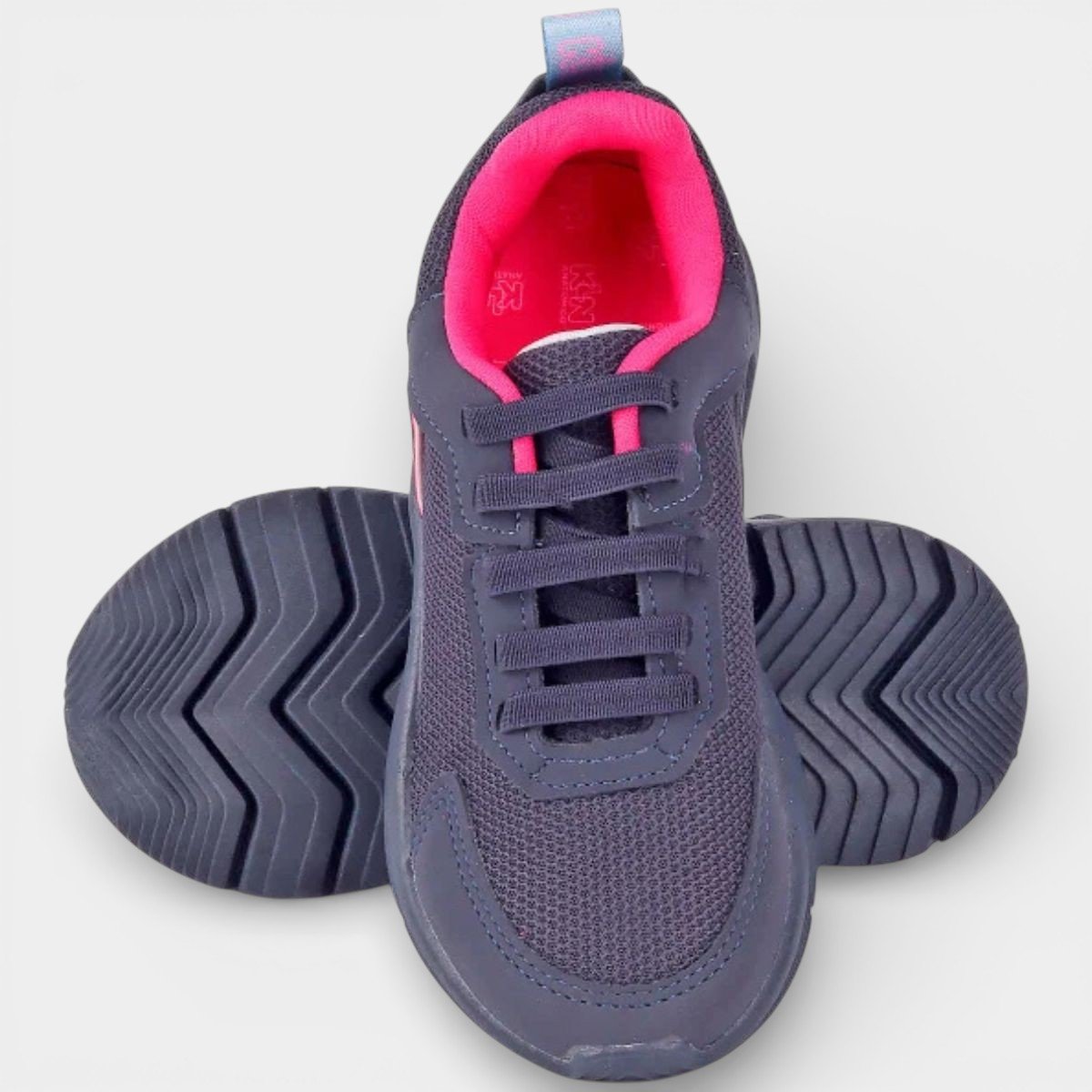 Tênis Infantil Klin New Sport Menina - Marinho e Rosa Azul 4