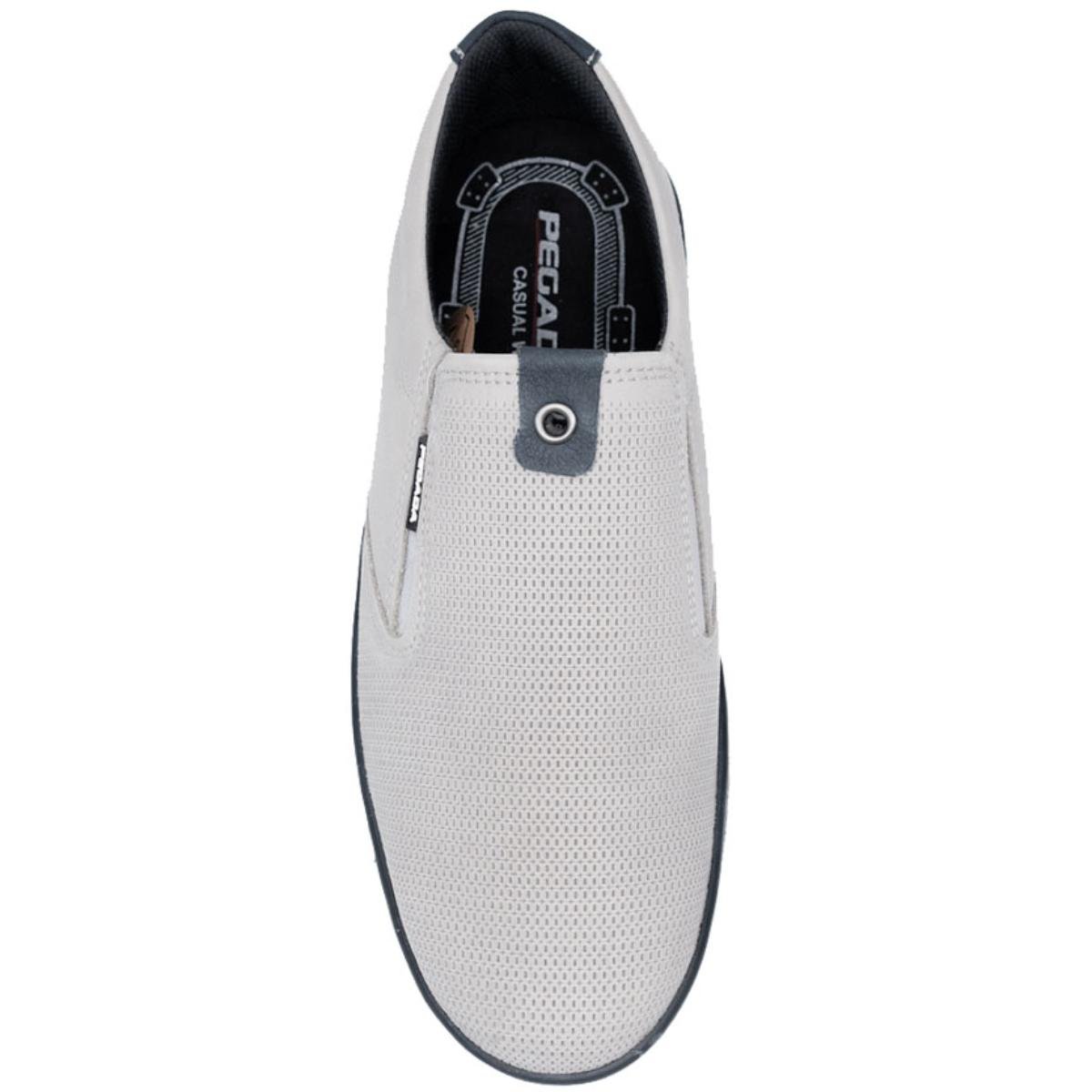 Mocassim Couro Pegada Rustic Masculino - Cinza Cinza 3