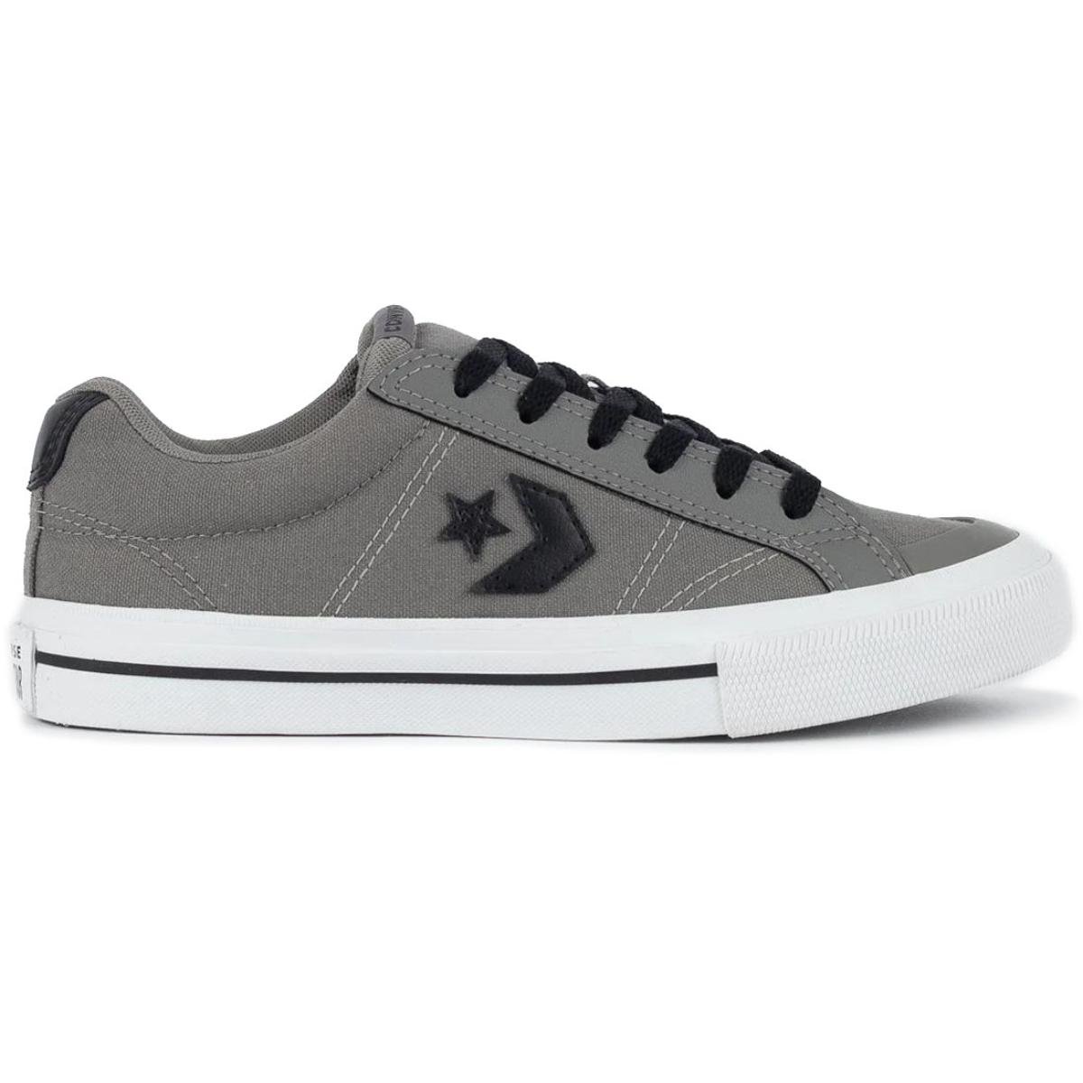 Tênis Converse All Star Casual Sport Unissex - Cinza e Preto Cinza 2