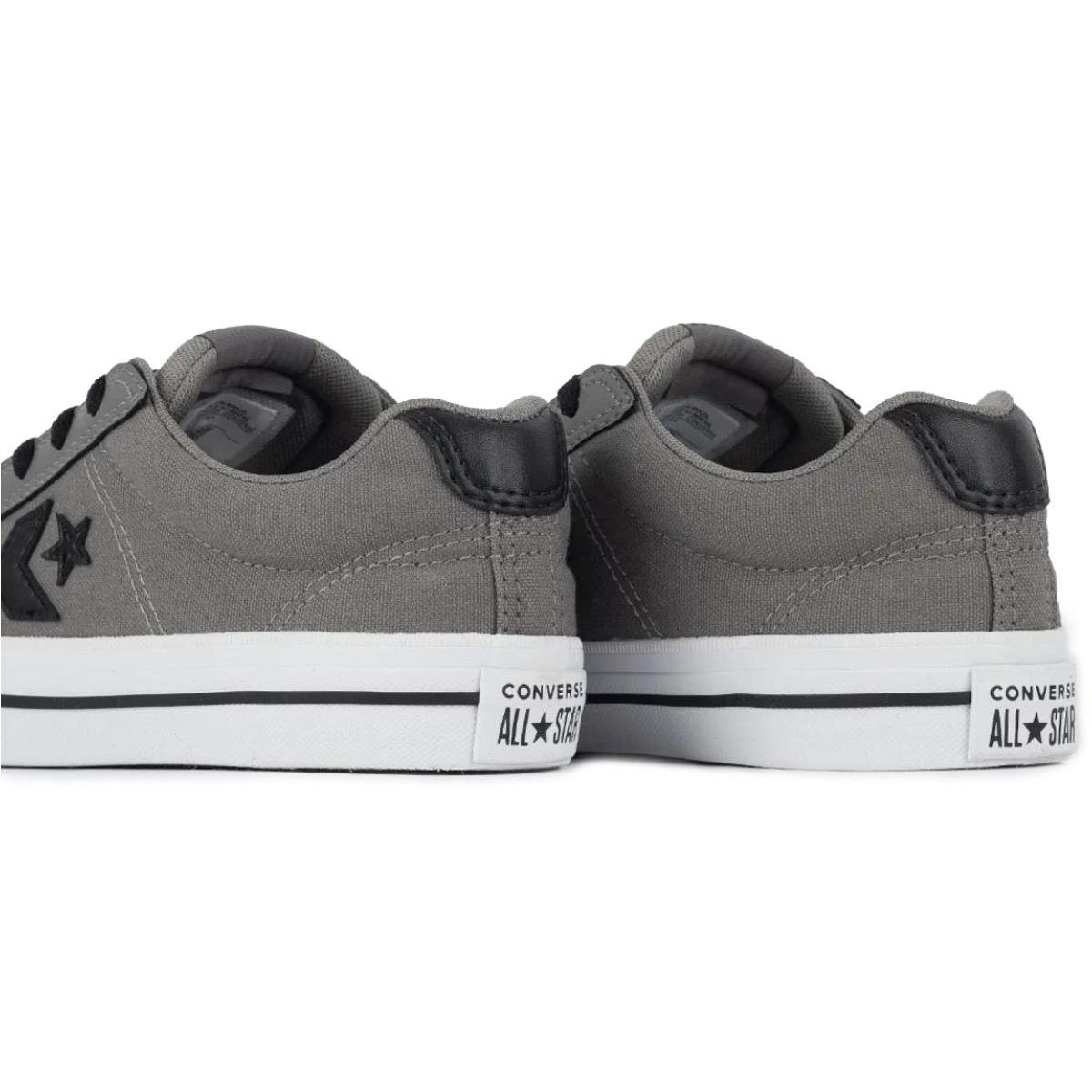 Tênis Converse All Star Casual Sport Unissex - Cinza e Preto Cinza 4