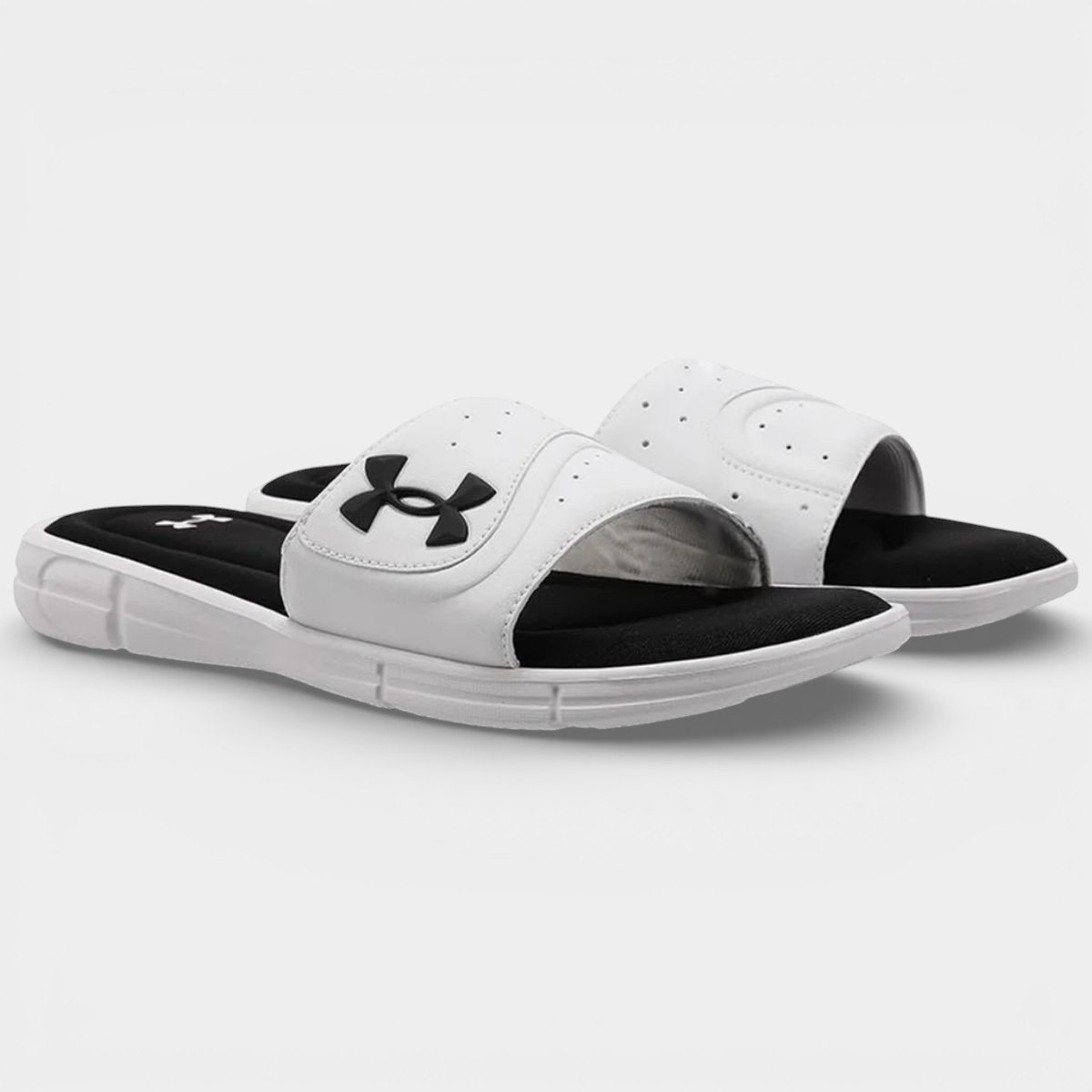 Chinelo Under Armour Ignite Vi Sl Se - Branco e Preto Branco 2