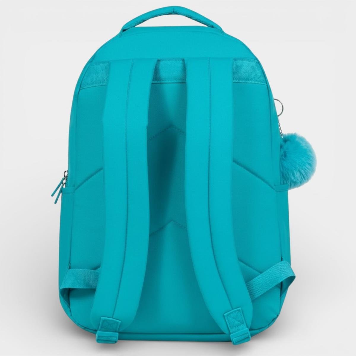 Mochila Escolar Bagaggio Pop Fun Feminina - Azul Claro Azul 3