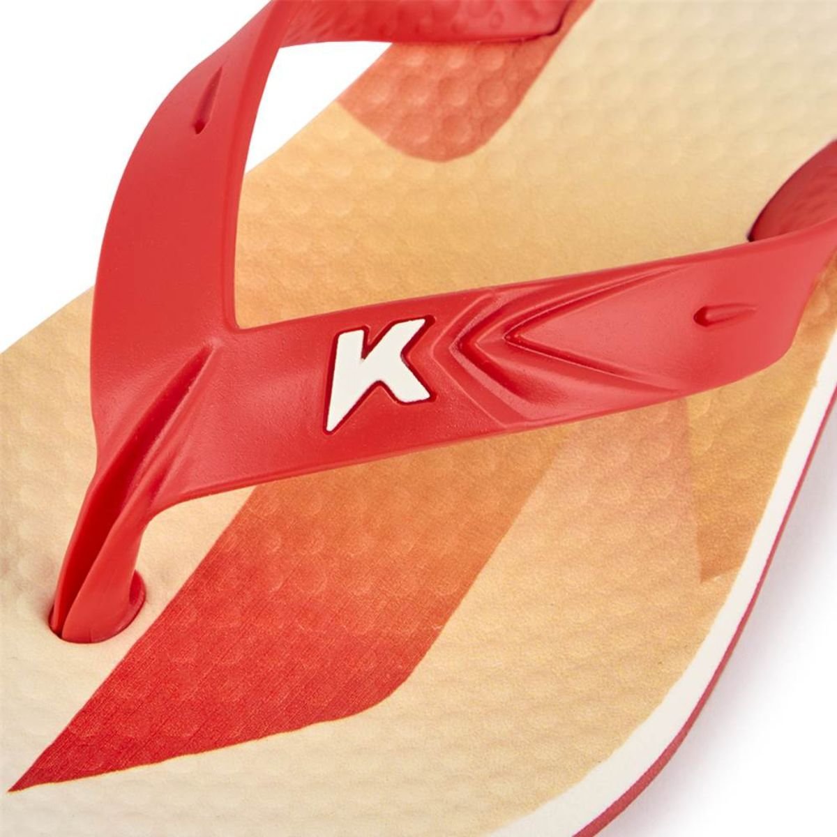 Chinelo Infantil Kenner Summer Clean Kids - Vermelho e Amarelo Vermelho 4