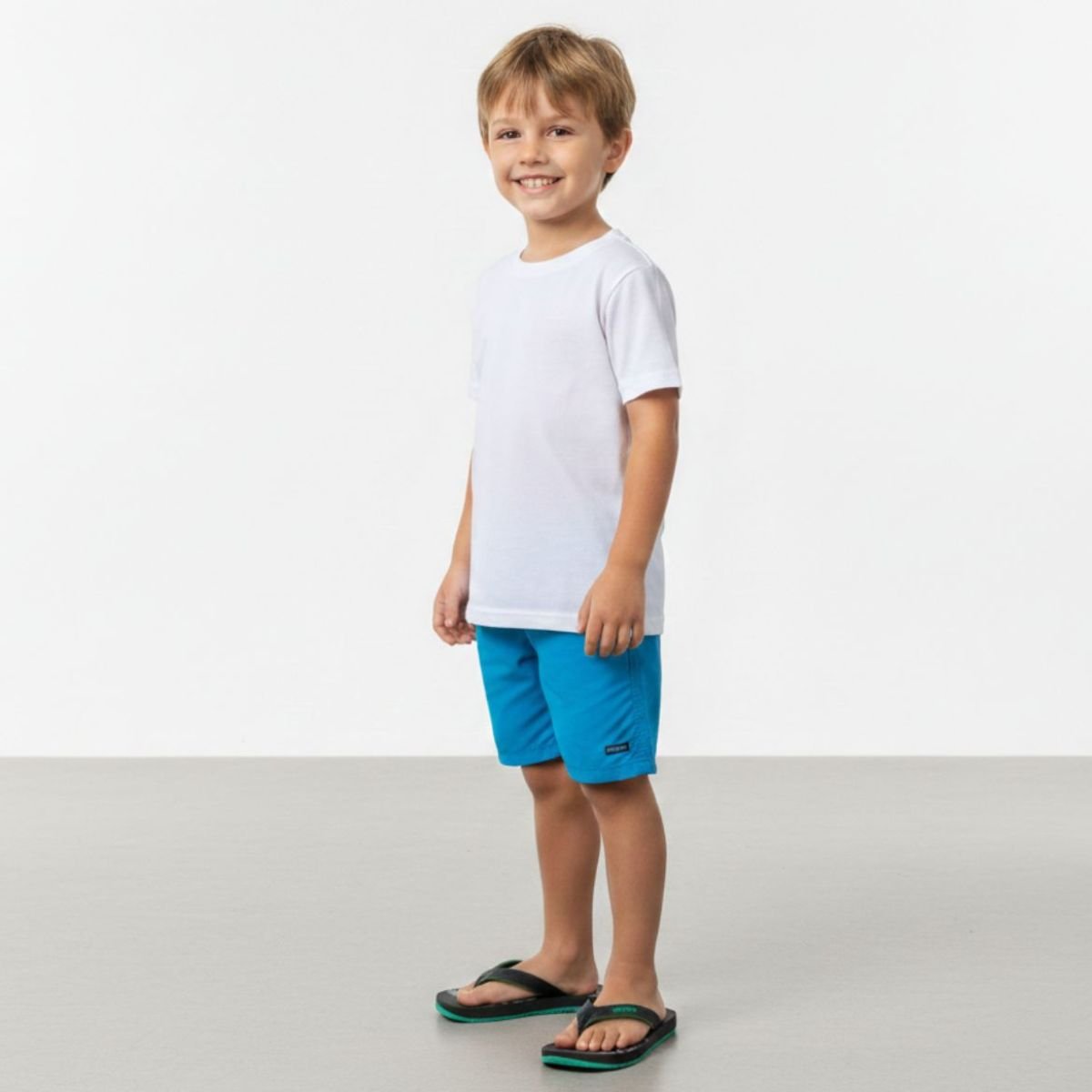 Chinelo Infantil Kenner Red Kids - Preto e Verde Preto/Verde 5