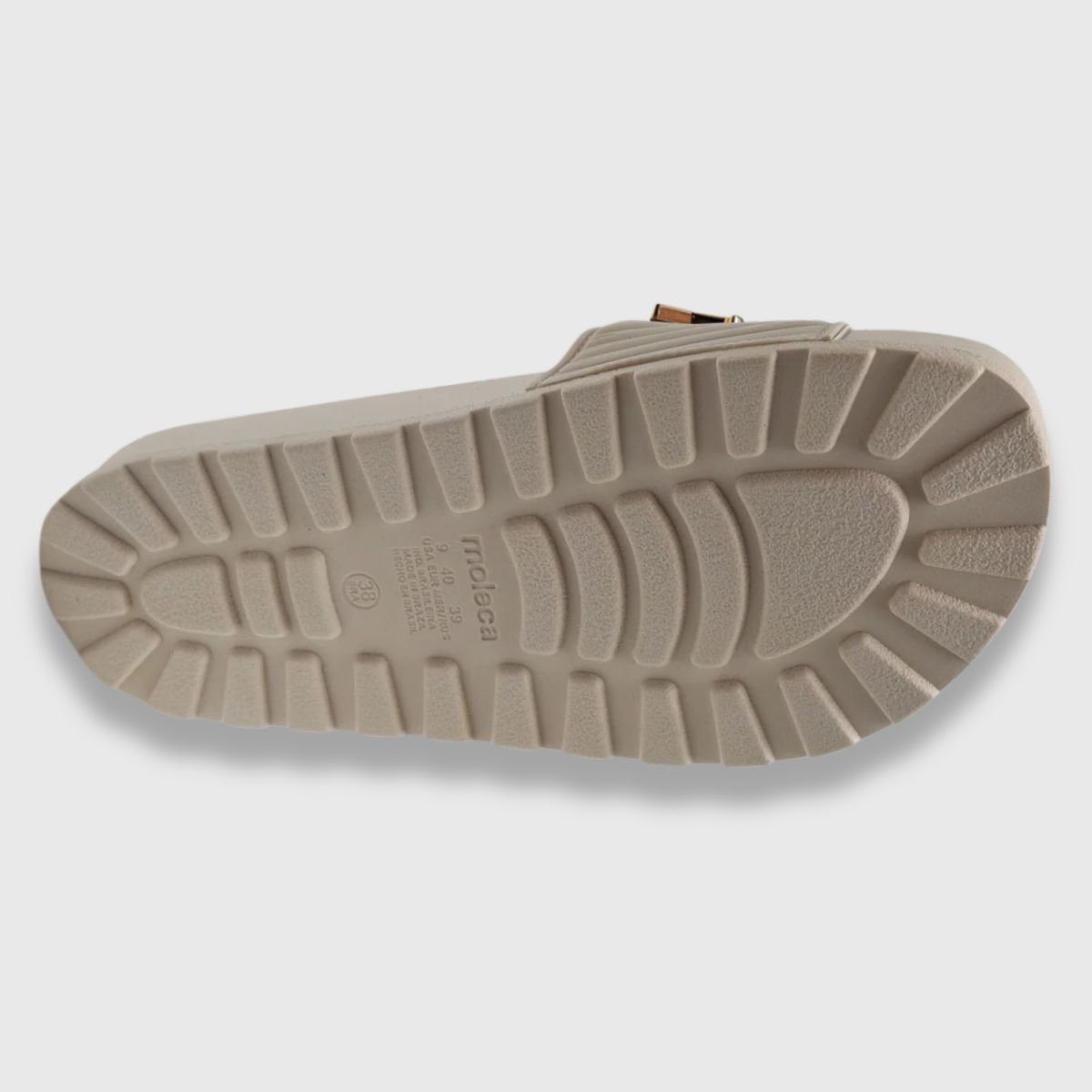 Chinelo Moleca Slide Pins Feminino - Off White Off White 5
