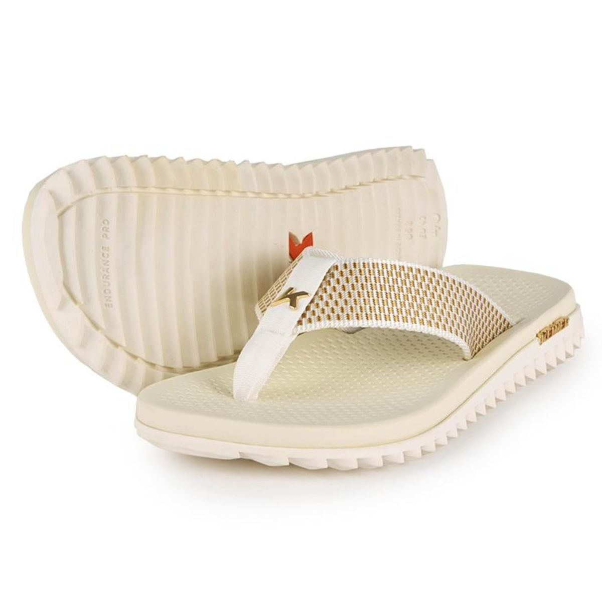 Chinelo Kenner Kivah K-Pro Dots Masculino - Branco