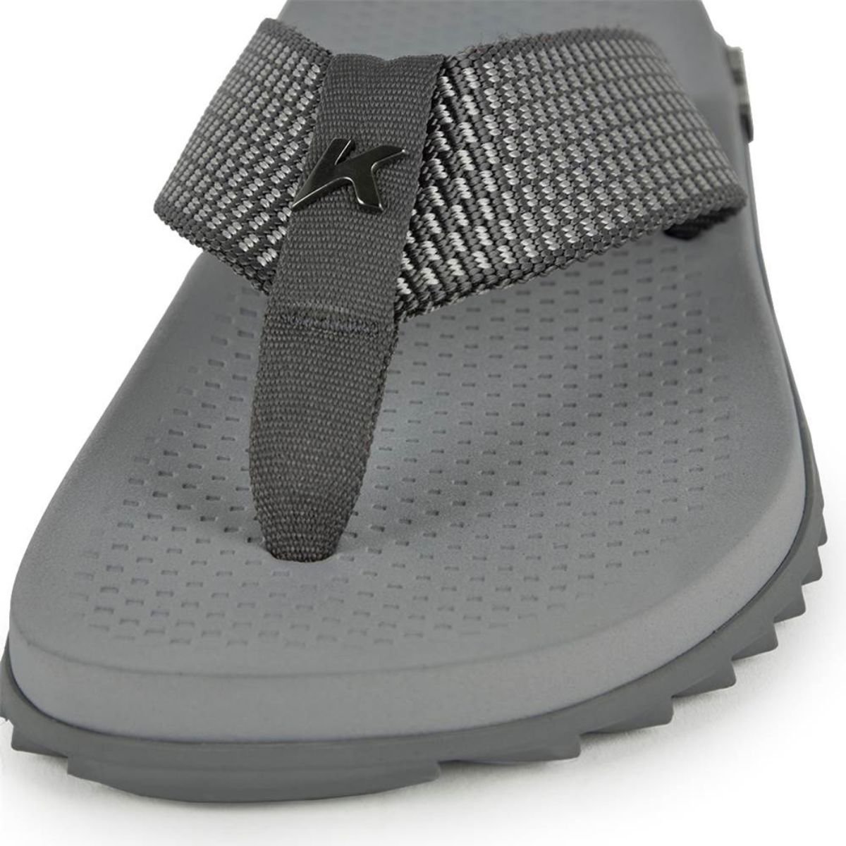 Chinelo Kenner Kivah K-Pro Dots Masculino - Cinza Cinza 4