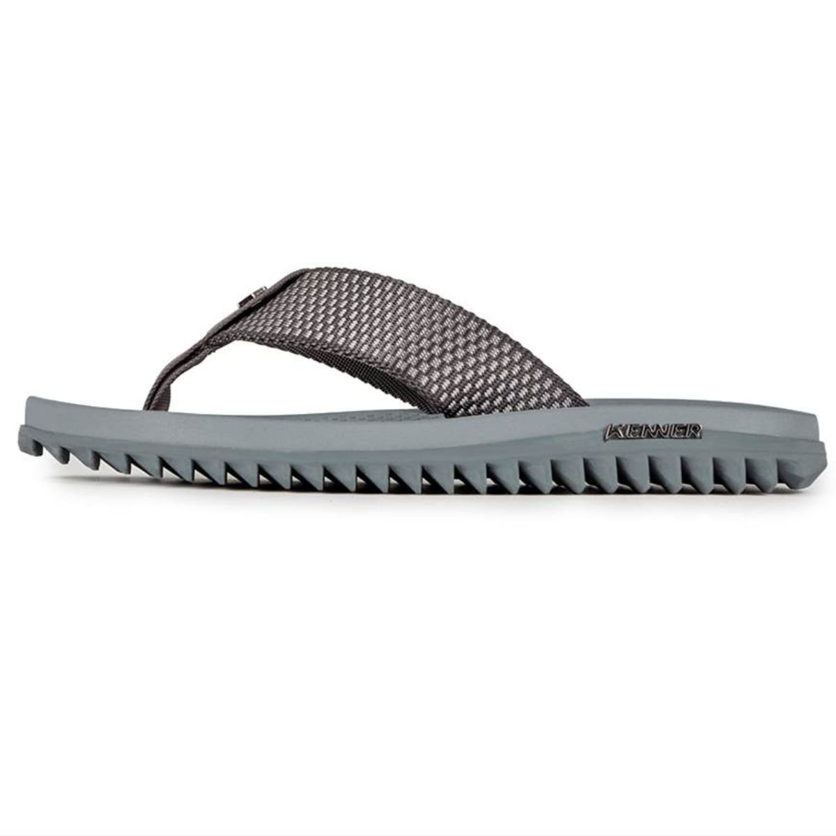 Chinelo Kenner Kivah K-Pro Dots Masculino - Cinza Cinza 2