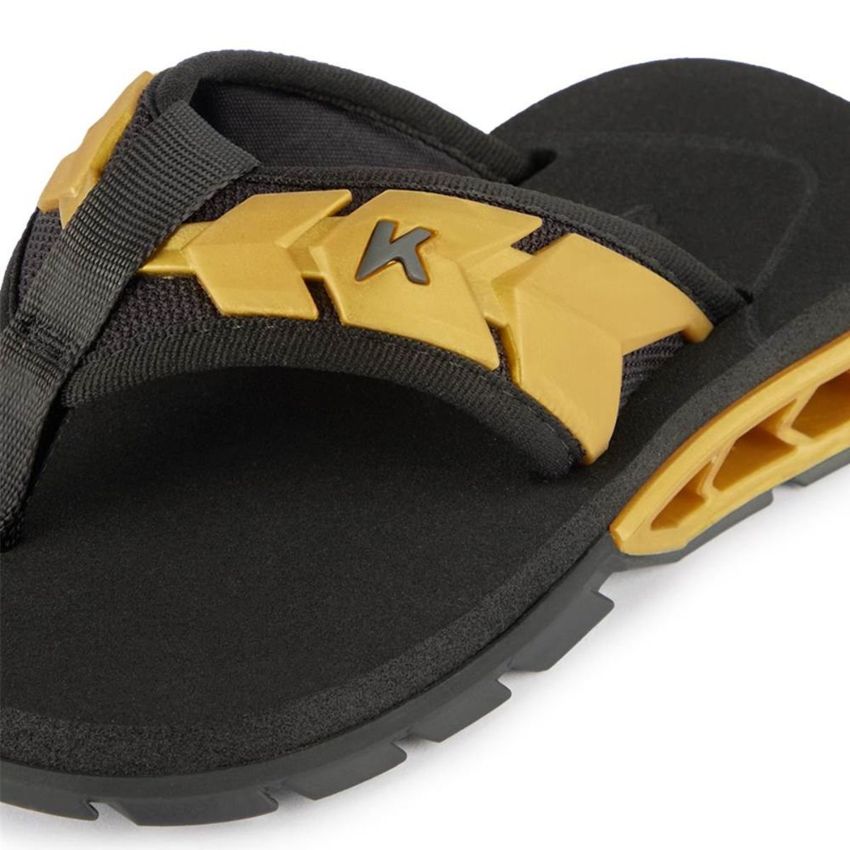 Chinelo Kids Kenner Rakka Ultra Force Infantil - Preto e Dourado Preto 4