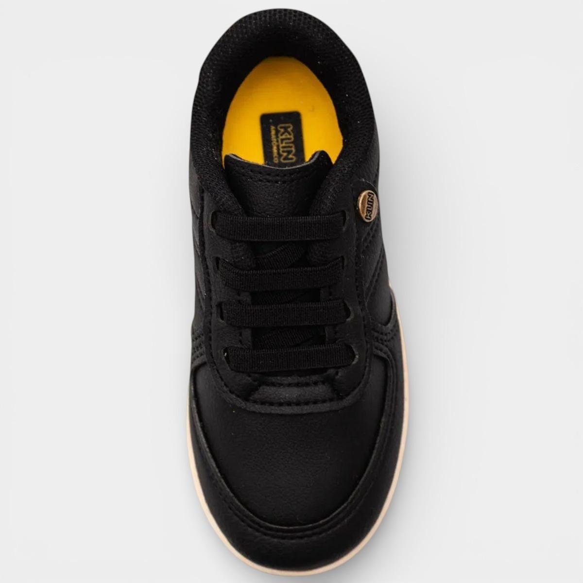 Tênis Infantil Klin Casual Flyer Mini Menino - Preto Preto 3