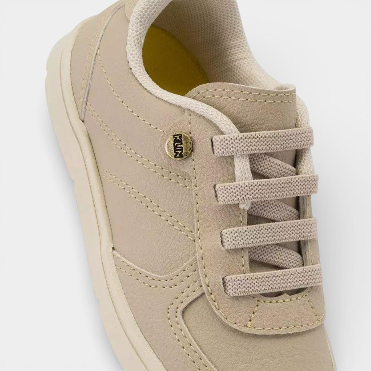 Tênis Infantil Klin Casual Flyer Mini Menino - Bege Palha Bege 4