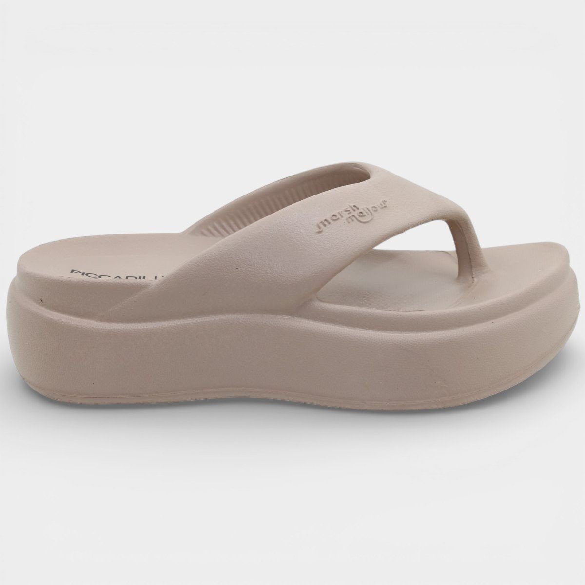 Chinelo Piccadilly Plataforma Marshmallow Feminino - Rosa Claro Rosa 2