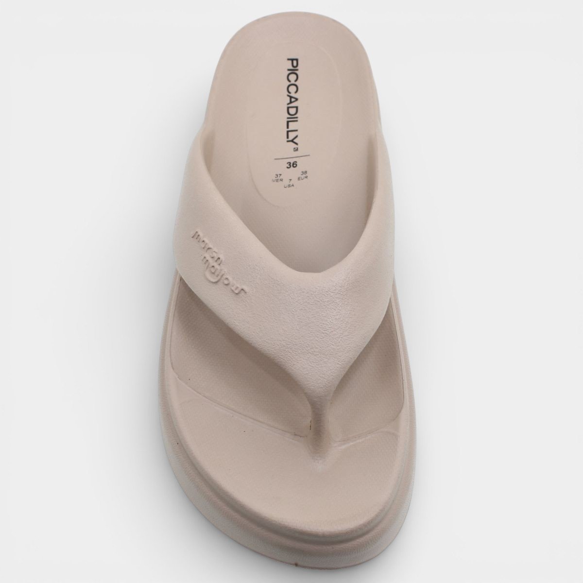 Chinelo Piccadilly Plataforma Marshmallow Feminino - Rosa Claro Rosa 3