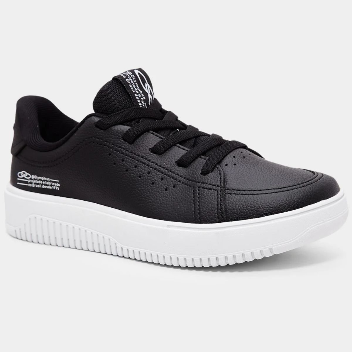 Tênis Infantil Olympikus Eros - Preto e Branco