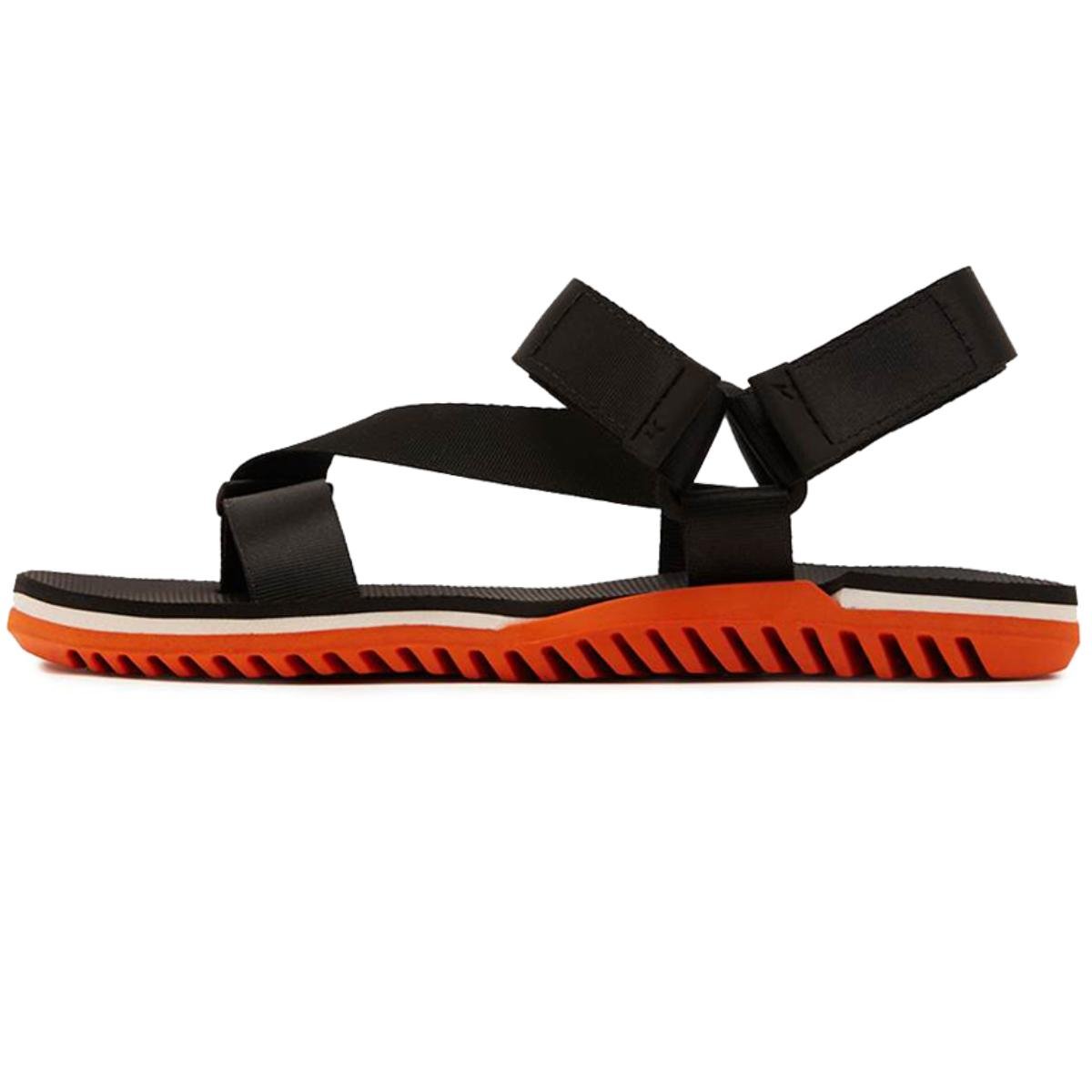 Sandália Kenner Pro Trekking NK6 Masculina - Preto e Laranja Preto 3